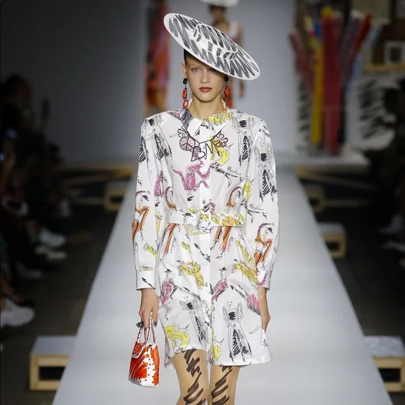 Moschino | Dresses | Moschino Couture Spring 29 Sketch Dress